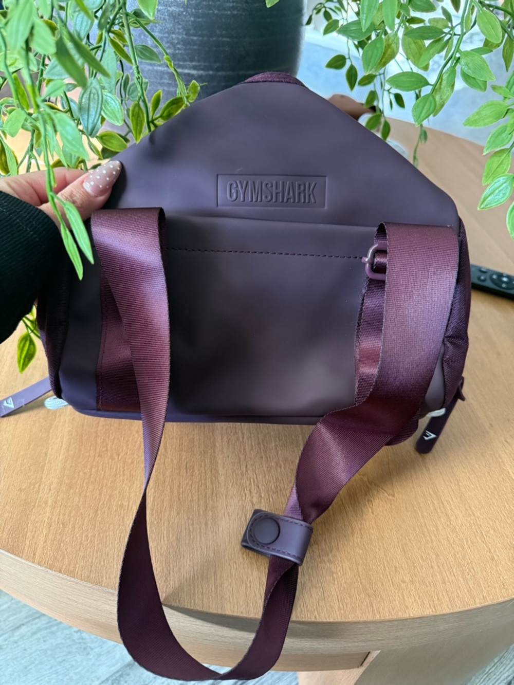 Gymshark Duffel Bag in Deep Plum
